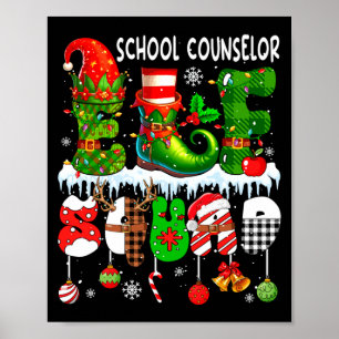 Skolrådgivare Alv Squad Xmas Färgstark Alvhatt S Poster