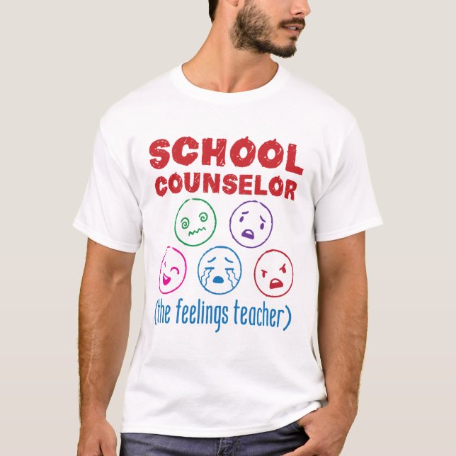 Skolrådgivare (Feelings Teacher) T Shirt (Framsida)