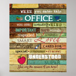 Skolrådgivare när du öppnar det här kontoret poster