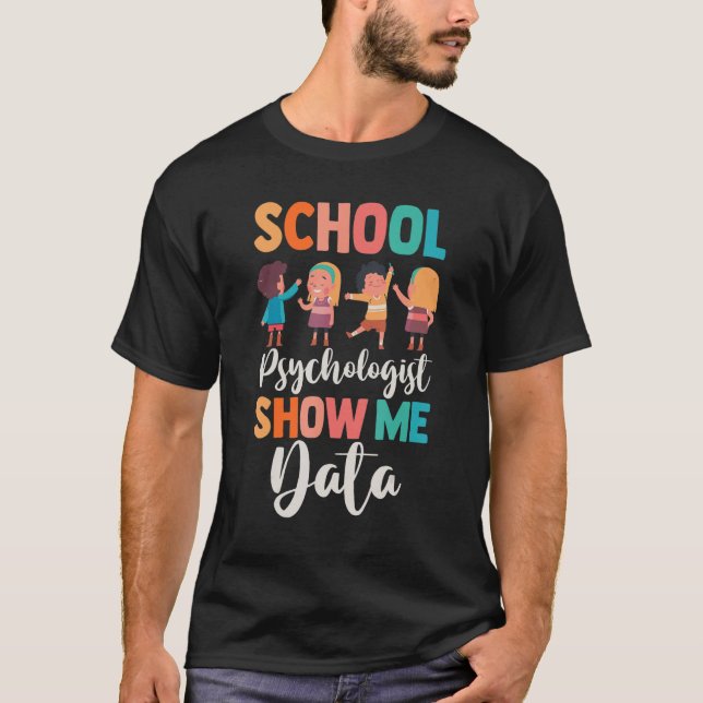 Skolrådgivare - psykologen visar mig D T Shirt (Framsida)