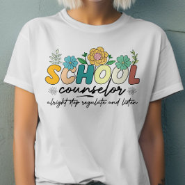 Skolrådgivare - sluta reglera och lyssna t shirt