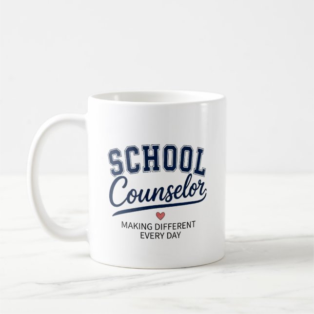 Skolrådgivare som gör skillnad varje dag kaffemugg (Vänster)