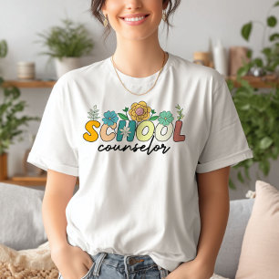 Skolrådgivare Wildblomläraren Cute Mamma Funny T Shirt