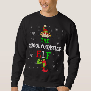 Skolrådgivaren Elf jul Elf Matching Fa Lång Ärmad Tröja