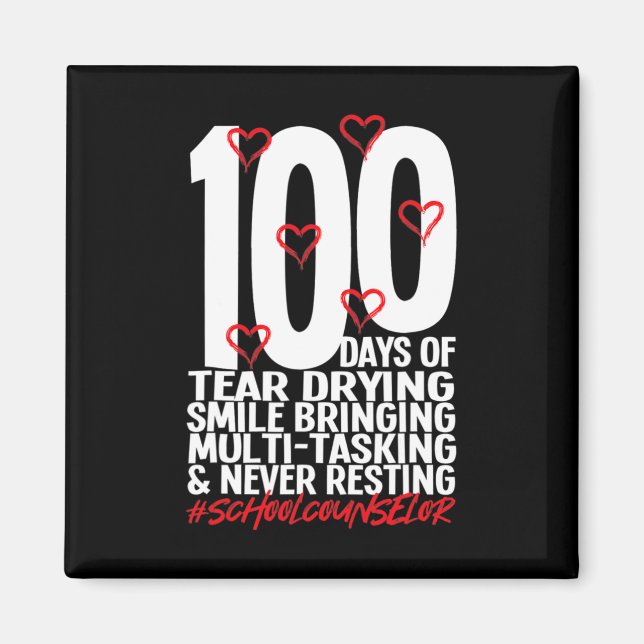 Skolrådgivning 100 skoldagar magnet (Framsidan)