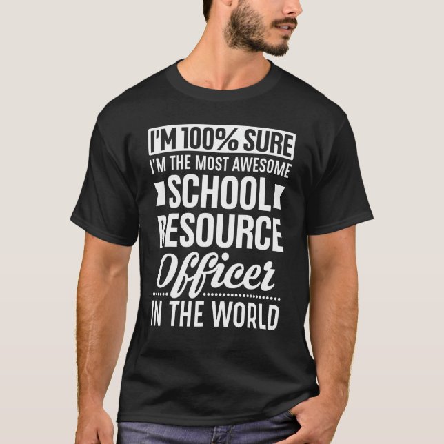 Skolresursansvarig SRO Funny Gift T Shirt (Framsida)