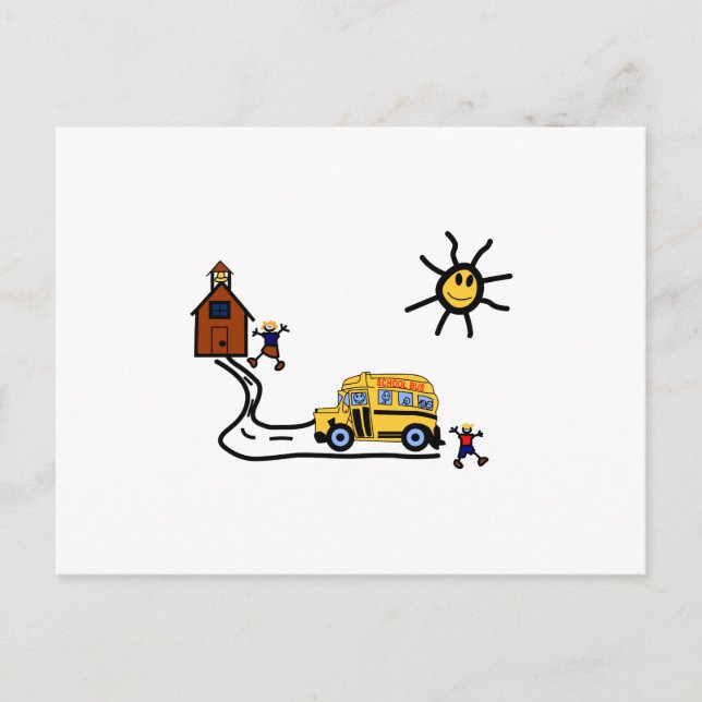 Skolscenen Vykort (Framsida)