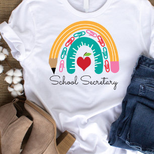 Skolsekreterare Rainbow Tshirt T Shirt
