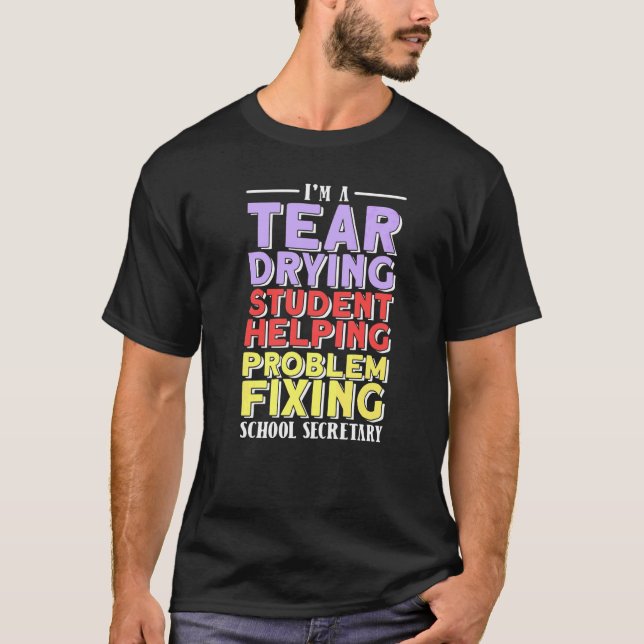 Skolsekreterare T Shirt (Framsida)