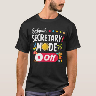 Skolsekreterarläge i sommarskolan förra dagen t shirt