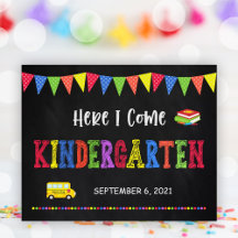 Skolsignaturens första dag | Kindergarten Poster
