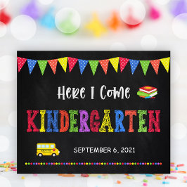 Skolsignaturens första dag | Kindergarten Poster