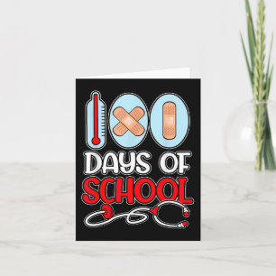 Skolsjuksköterska 100 dagar i KÄRLEK Stethoscope N Kort