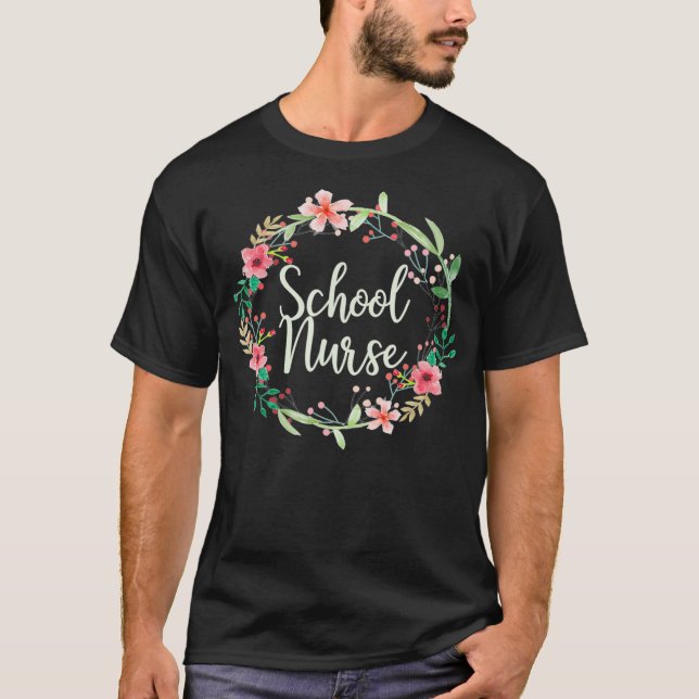 Skolsjuksköterska och sjuksköterska T shirt for La (Framsida)