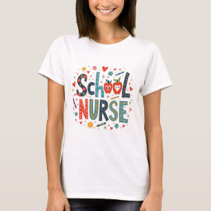 Skolsjuksköterska - Roligt färglös, uppspelningsde T Shirt