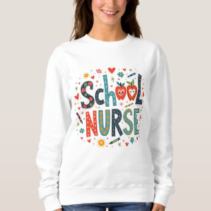 Skolsjuksköterska - Roligt färglös, uppspelningsde T Shirt