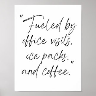 Skolsjuksköterskor Poster:glasskaffe på kontorsbes Poster