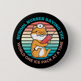 Skolsjuksköterskor som räddar World One Ice Pack Knapp