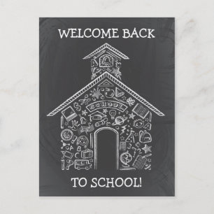 Skolskolelärare - vykort