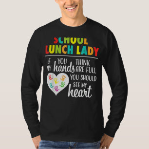 Skolslundet Dam Cute Heart-uppskattning för Wo T Shirt