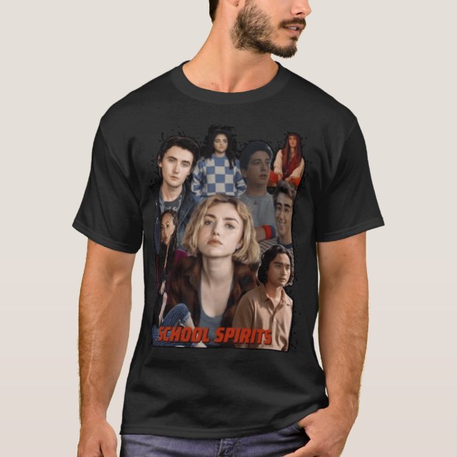Skolspöken retro-vänner t shirt (Framsida)