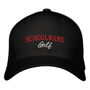 Skolsprit Golf - Broiderat Hat - PERSONALIZE Broderad Keps