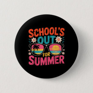 Skolstart På Sommaren Lärares Sista Skoldag Knapp