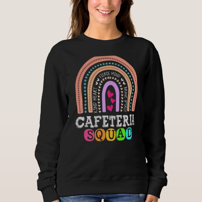 Skolstödsteamet Matching Cafeteria Squad Worke T Shirt (Framsida)