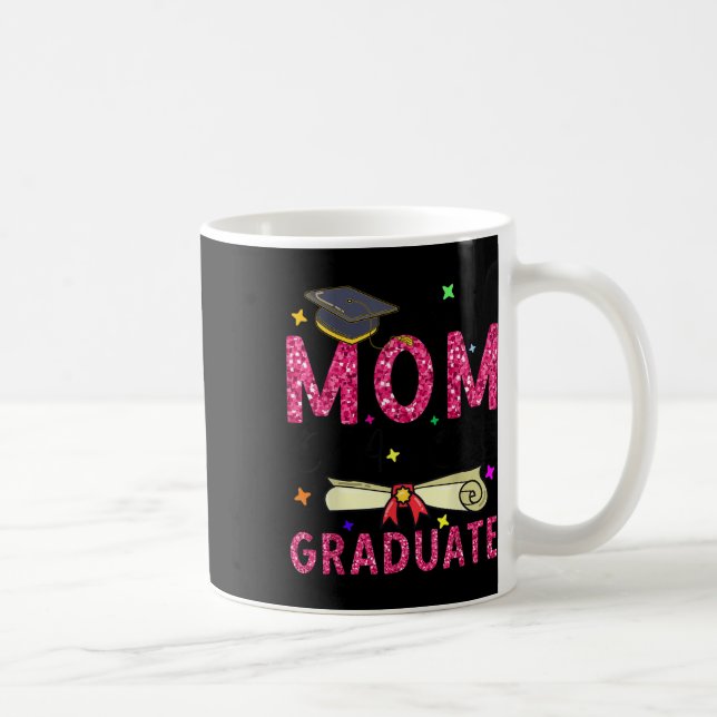Skolstolt Mamma av 2025 Student-barn Kaffemugg (Höger)