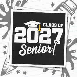 Skolstolthet Examen år Äldste klass 2027 Pappersservett