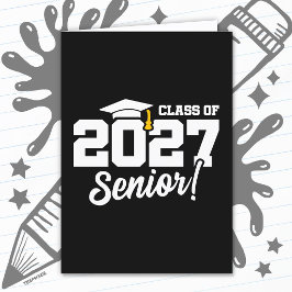 Skolstolthet Examensår Avgångsklass 2027 Kort