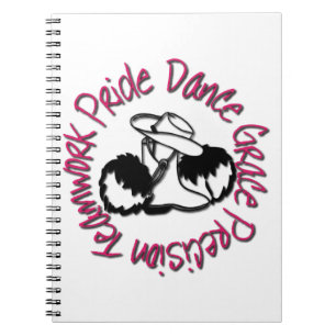 Skolteam - Pride för Dance Grace Precision-progra Anteckningsbok