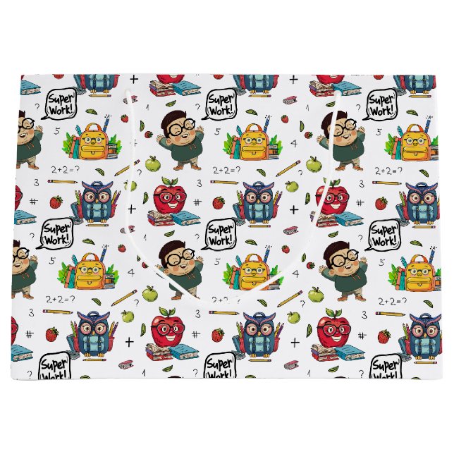 Skoltematerad gift-bag (Framsidan)