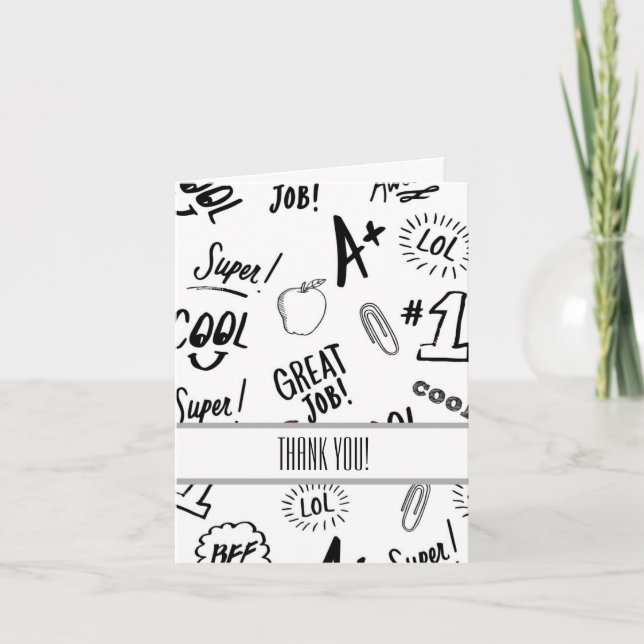 Skoltid, Tack Kort (Framsida)