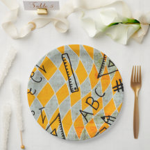 Skolutbildning Papper och Party Tallrikar