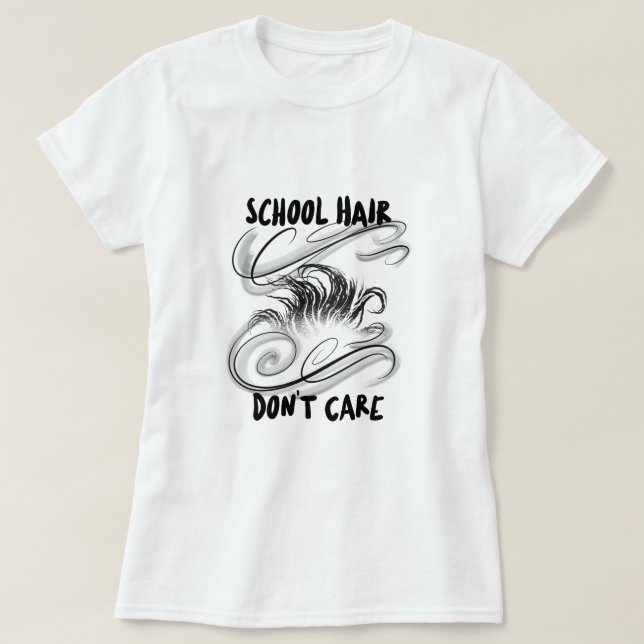 Skolvårdsskolan börjar inte t shirt (Design framsida)