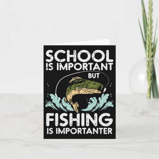 Skolviktigt fiske Importanter Funny Boys Gi Kort (Framsida)