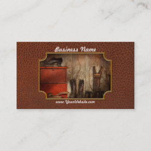 Skomakare - skoshineren 1900 visitkort