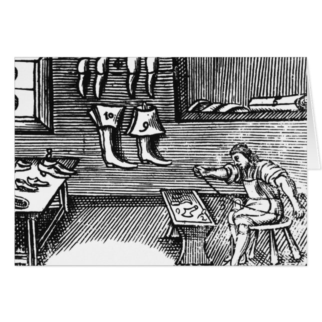 Skomakaren Hälsningskort (Framsidan Horizontal)