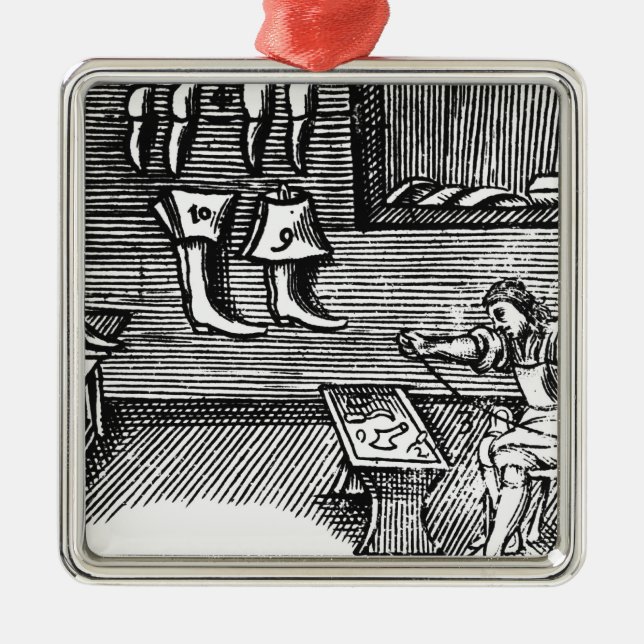 Skomakaren Julgransprydnad Metall (Framsidan)