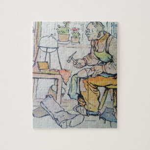 Skomakaren skor reparerar pussel