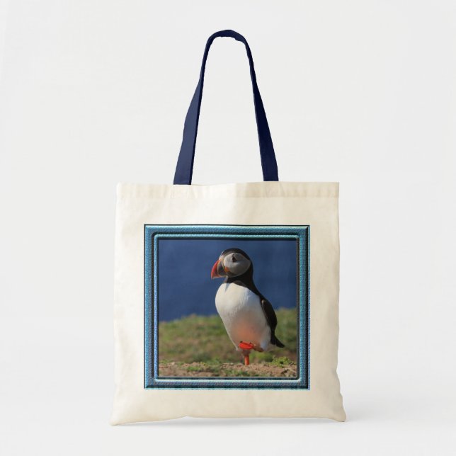Skomer öPuffins Tygkasse (Framsidan)