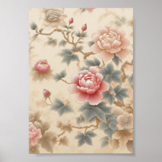 Skön blomning poster