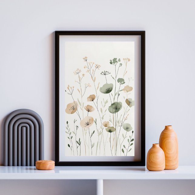 Skön Vildblomma Blomning Poster (Skapare uppladdad)