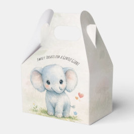 Sköna Jätte Elefant Blå Safari Bebis Shower Presentaskar