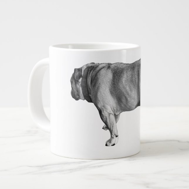 Sköna steg, morgonvärme jumbo mugg (Framsida vänster)