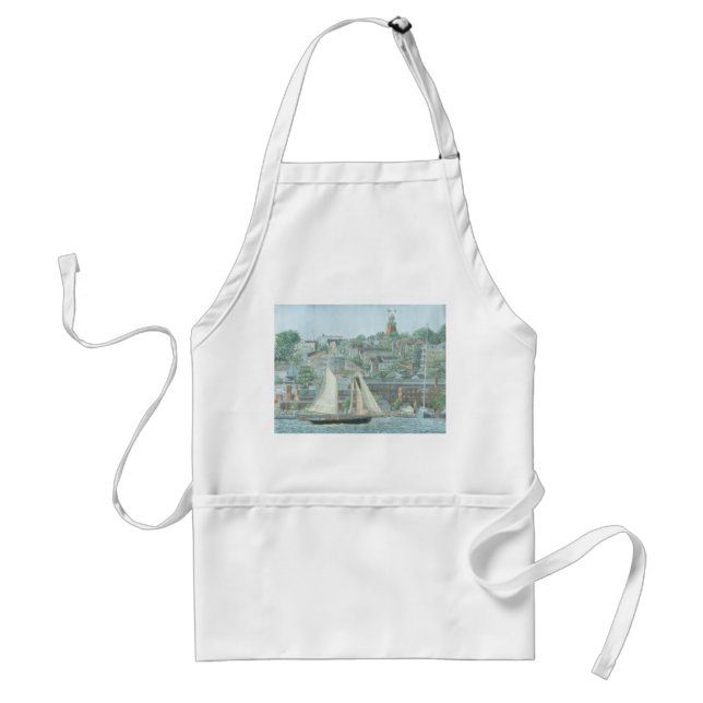 Skonare i Casco Bay Förkläde (Framsidan)