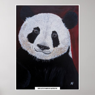 Skönaste jättar Målning av Alfred Fox Poster