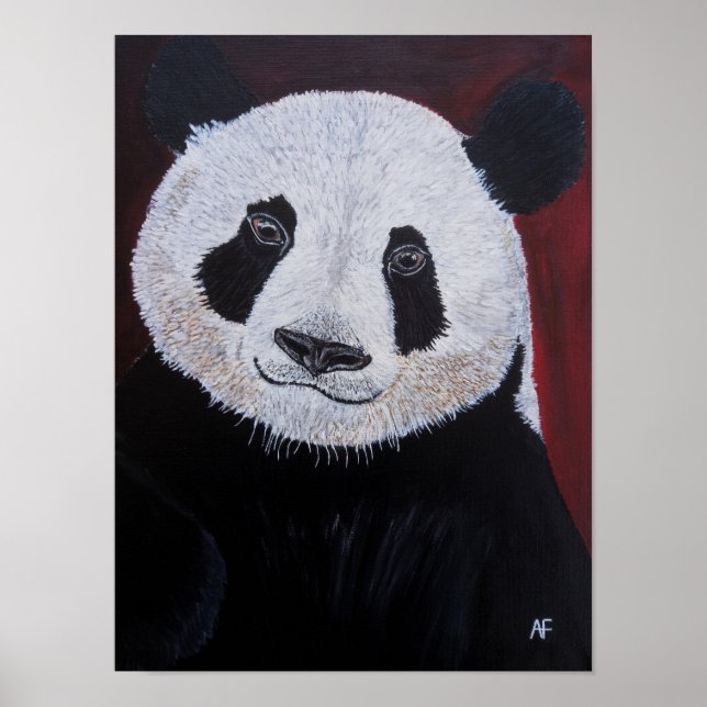 Skönaste jättar Målning av Alfred Fox Poster (Framsidan)