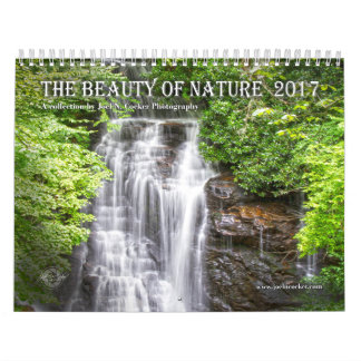 Skönhet 2017 av naturfotografikalendern kalender